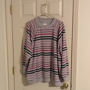 American Eagle striped sweatshirt